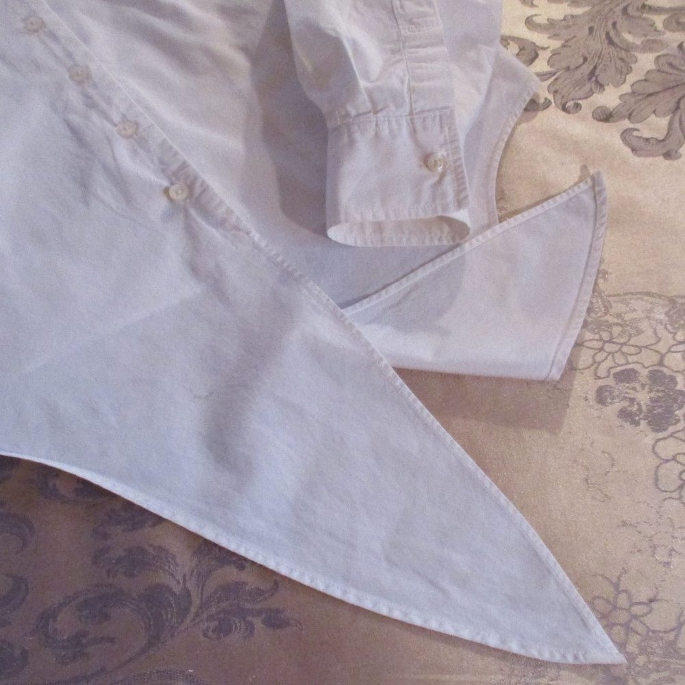 TOMMY HILFIGER JEANS WHITE WAIST TIE TOP - Picture 4 of 16
